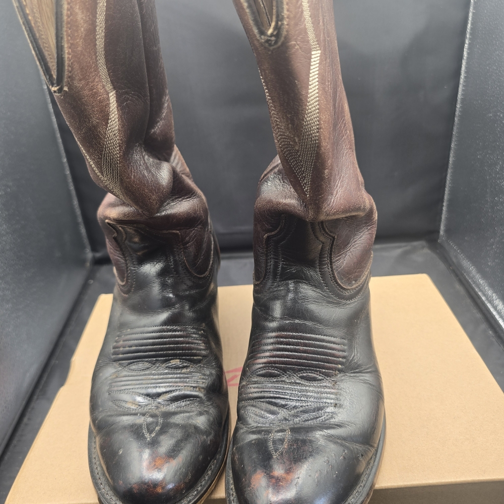 ACME Distressed Brown Leather Boots